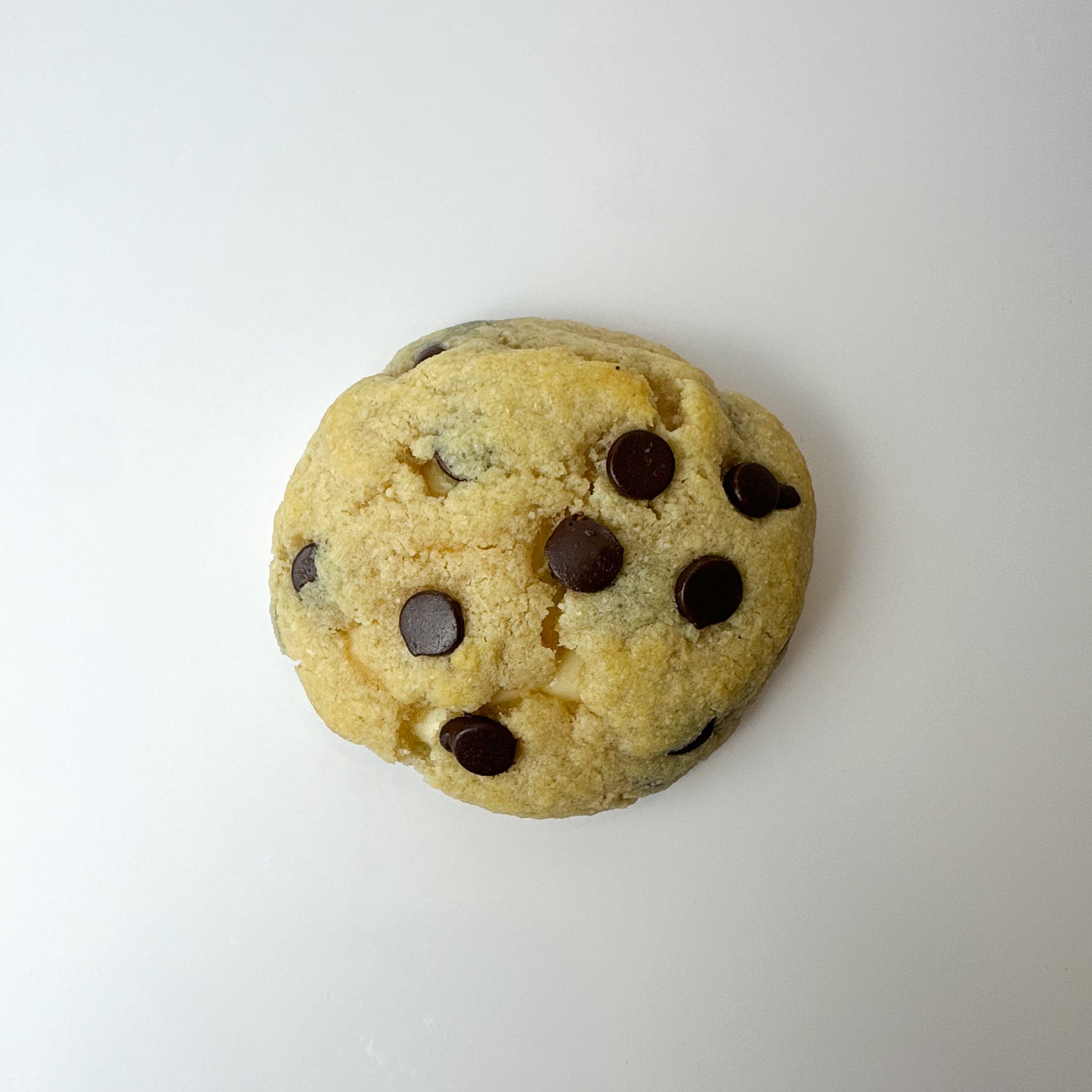 Low Carb Chocolate Chip Cheesecake stuffed cookie