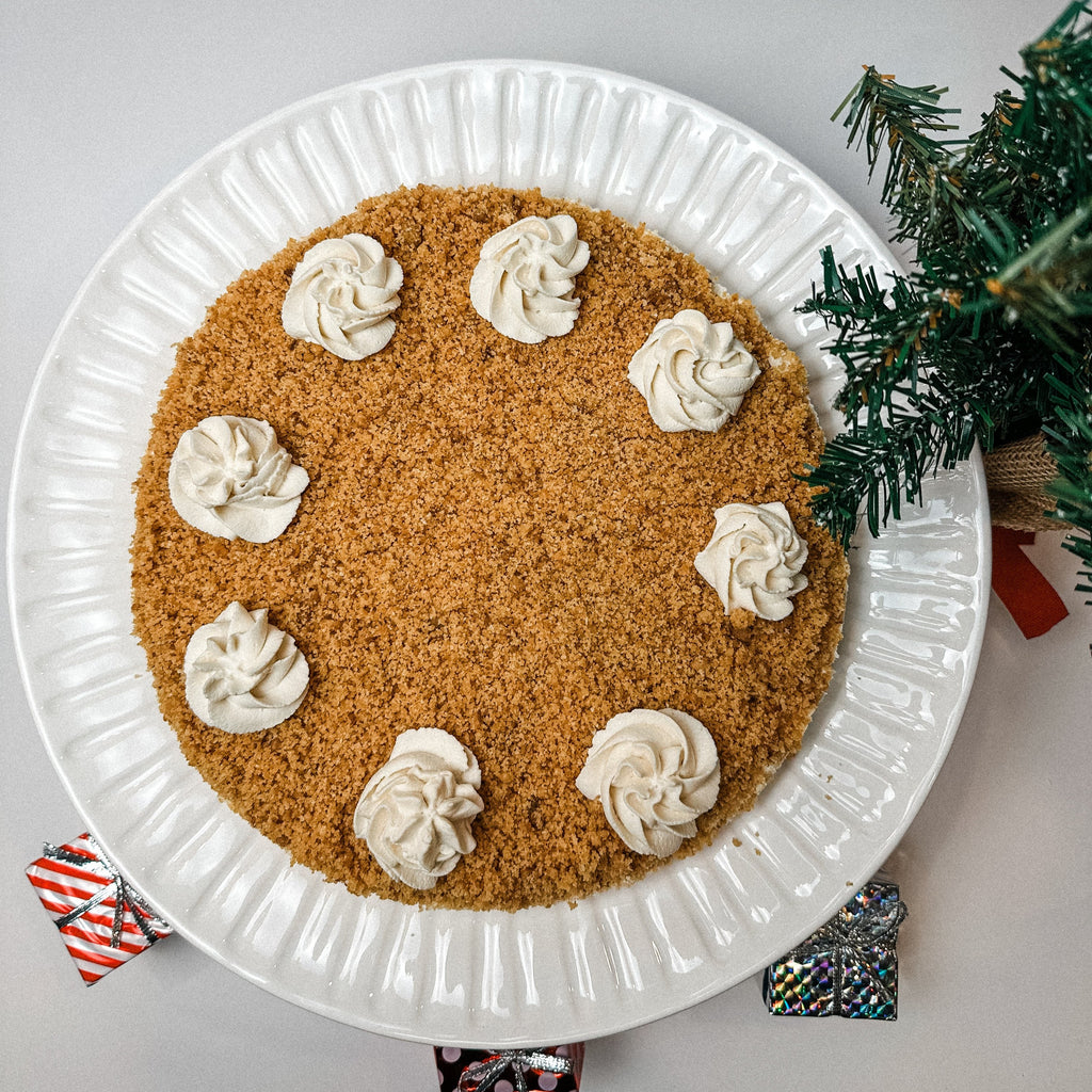 Low Carb Double Crust Cheesecake Complete (Luby's Style)