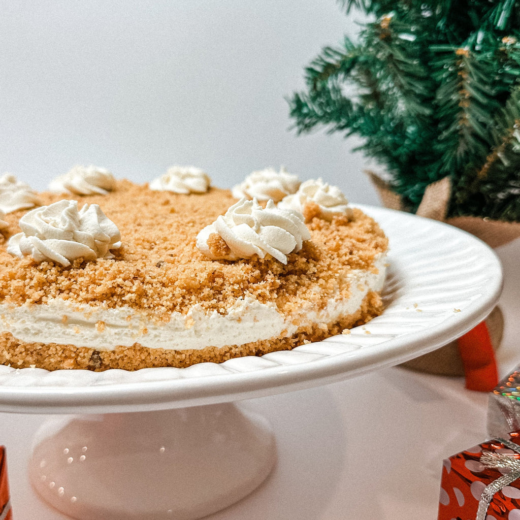 Low Carb Double Crust Cheesecake Complete (Luby's Style)