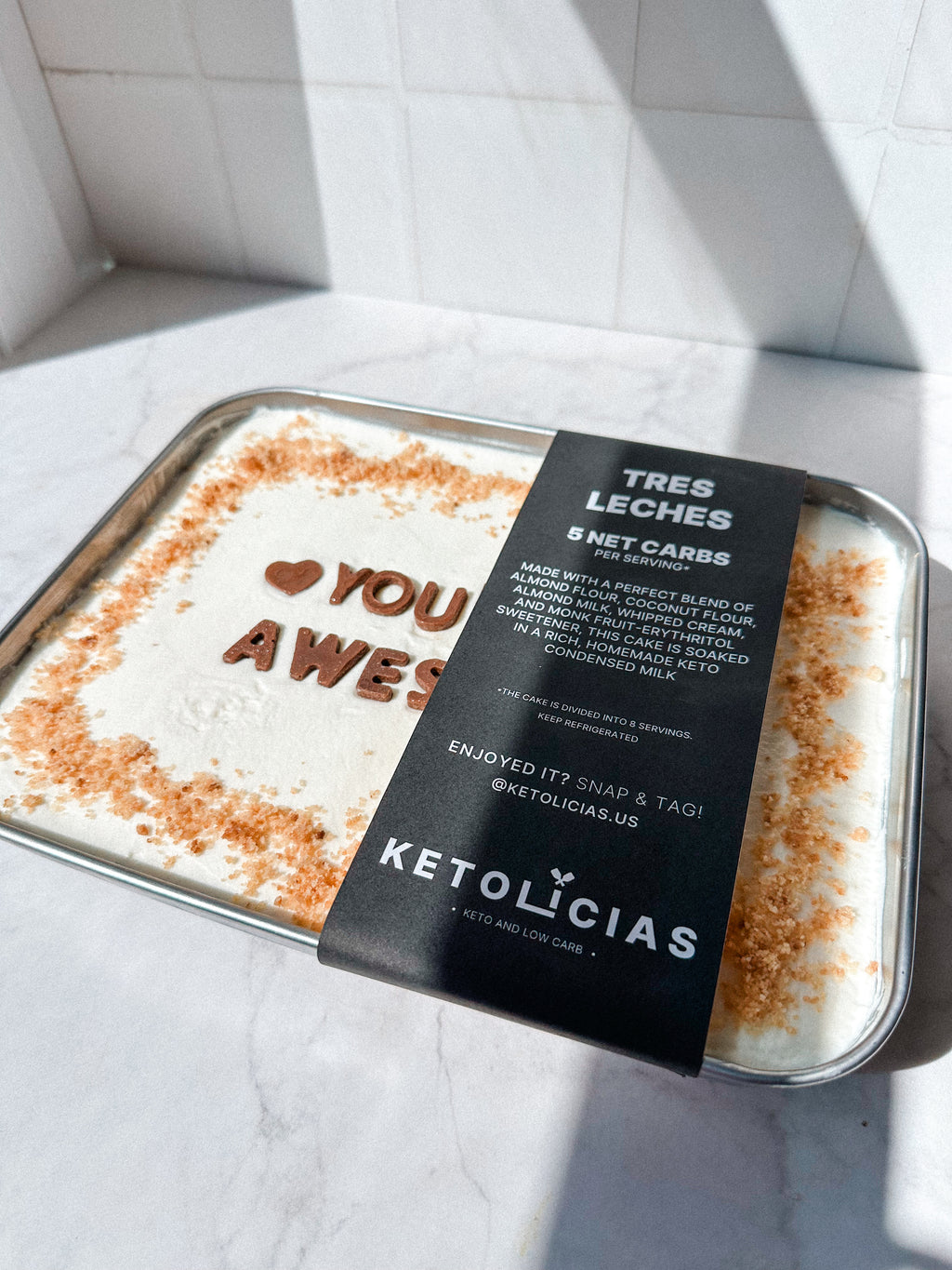 Low Carb Tres Leches Complete